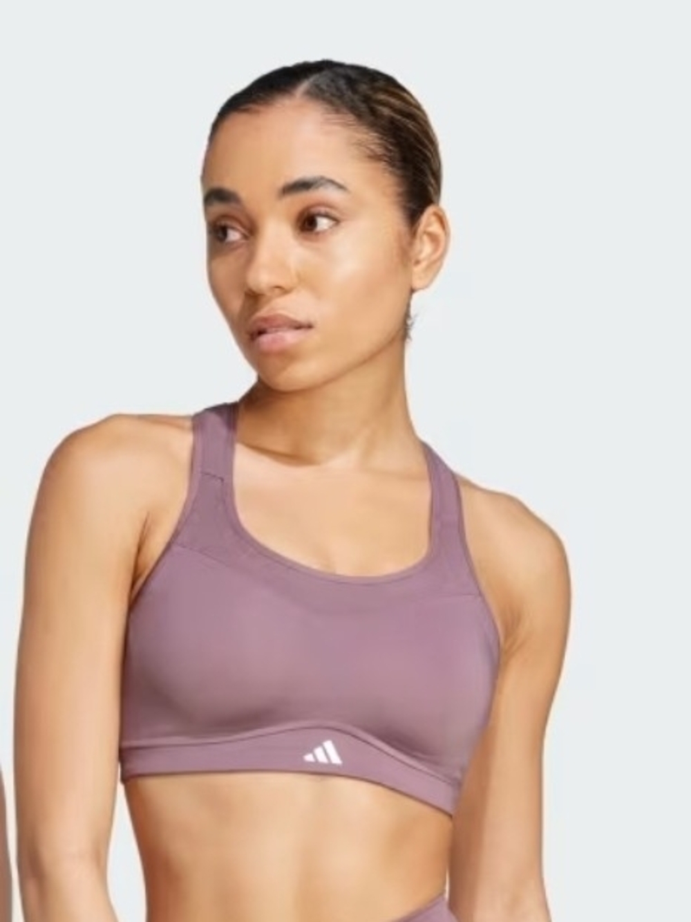 adidas Aeroready High Support Women's Sports Bra 2XS C-D Purple IT6678